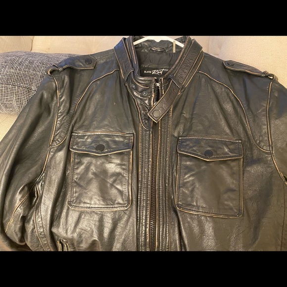 NWOT Black Rivet Leather Jacket - Picture 5 of 6